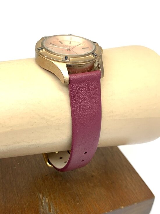 Invicta Women\'s Watch 18031 Pro Diver Quartz Rose Gold Leather Strap 32mm